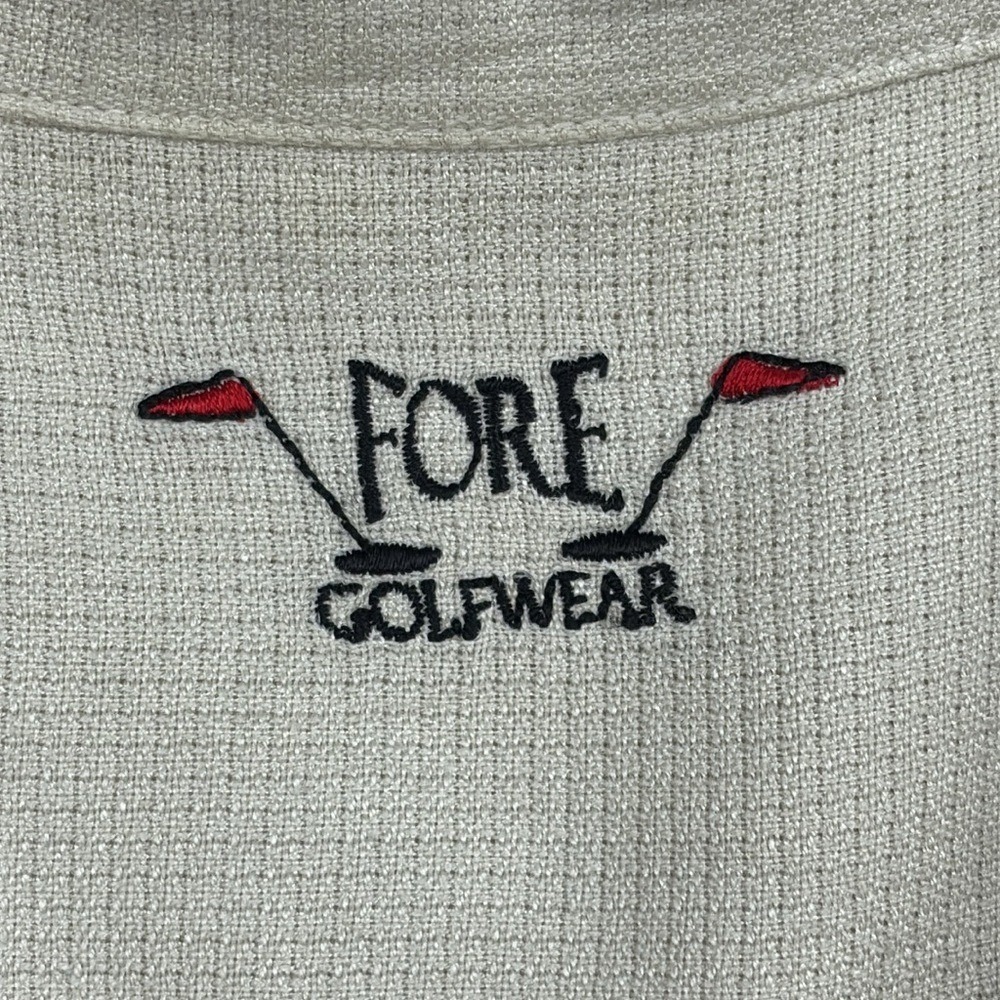 Fore Golfwear Short Sleeve Button Up Silk Shirt Mens Size XL Mikes Hard Lemonade - Picture 3 of 10